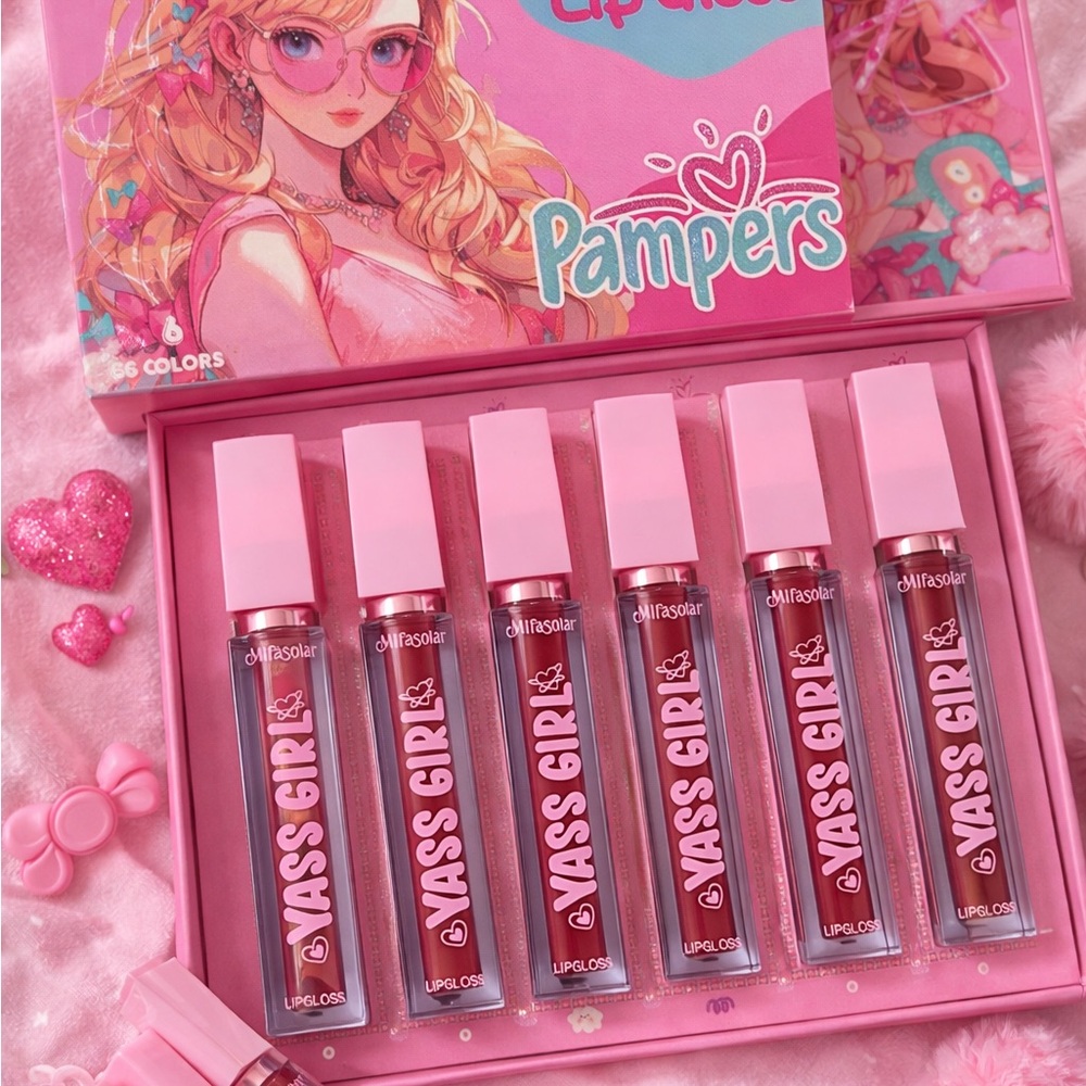 Matte lip gloss set